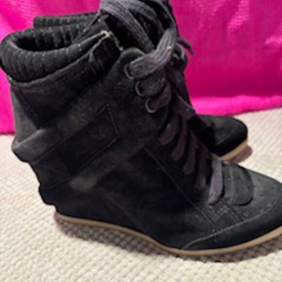 Zara black wedge sneakers - Picture 2 of 5